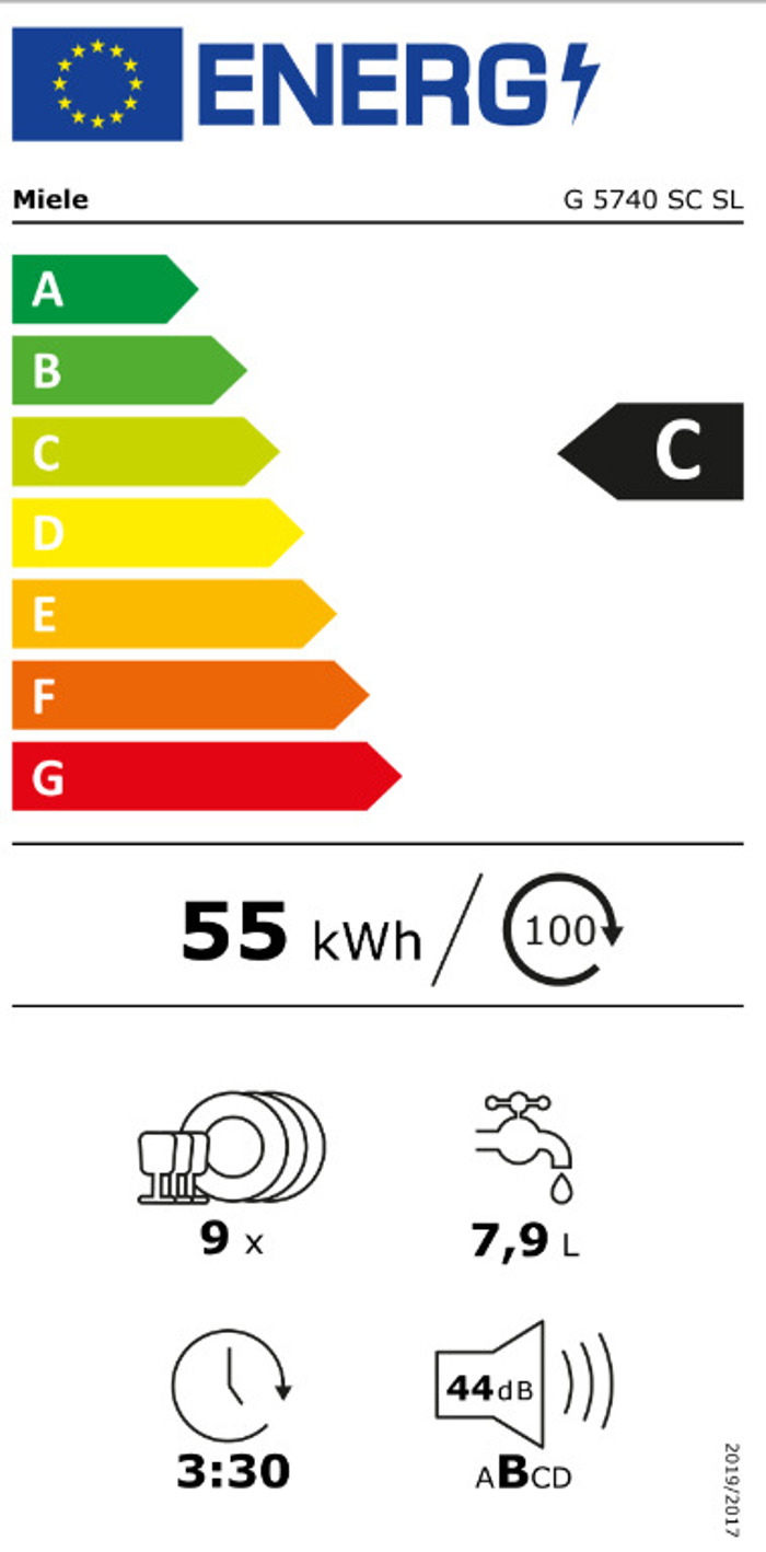 Pluntirio Piaton Miele G 5740 SC SL Lefko 45 cm C